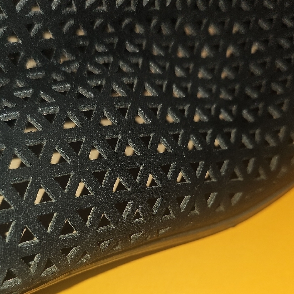 American Eagle Black Women's Cutout Mules Sandals Size 7 - Picture 5 of 7